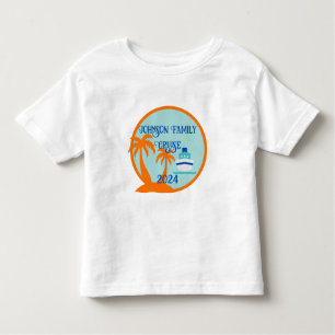 Editable Family Cruise Toddler T-Shirt