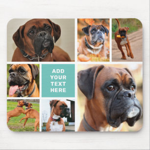 Editable Family Photo Collage Mouse Pad