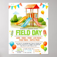 Editable field day Fundraiser Flyer