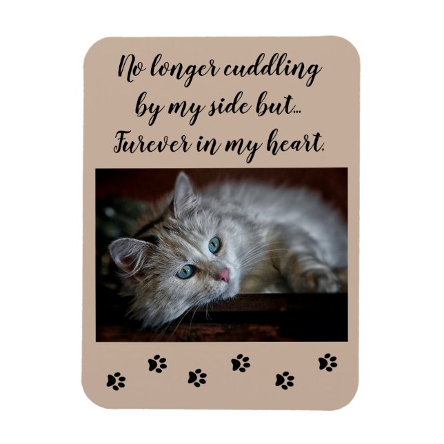 Editable Furever in my Heart Magnet (Vertical)