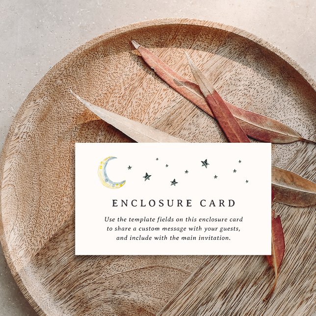 Editable Halloween Baby Shower Enclosure Card (Creator Uploaded)