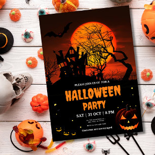 Editable Halloween Invitation, Halloween Costume Invitation