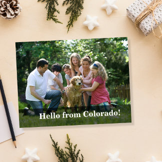 Editable Hello Neighbor, New Address, intro Announcement Postcard