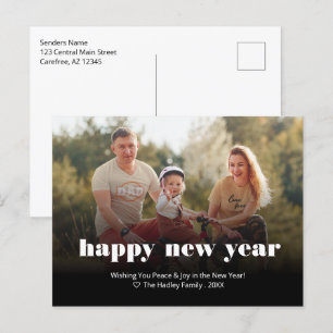 Editable Holiday Photo Postcard
