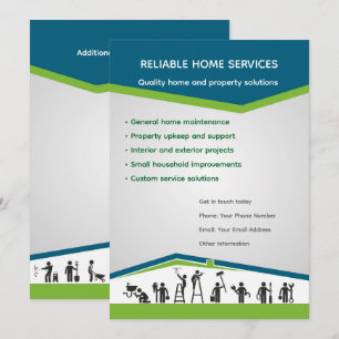 Editable Home Services Flyer Template