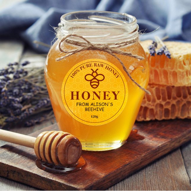 Editable Honey Apiary Label Sticker (Creator Uploaded)