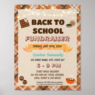 Editable Hot cocoa party flyer Poster