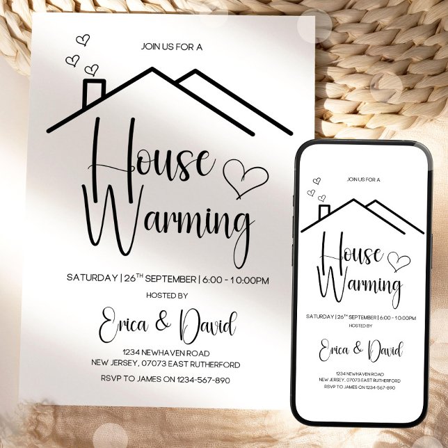 Editable House Warming Invitation, House Warming  Invitation (Creator Uploaded)