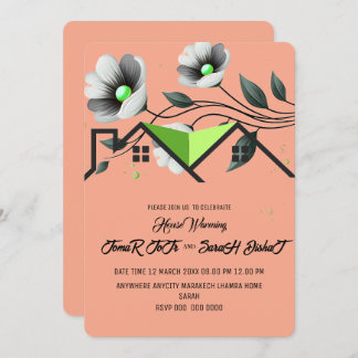 Editable House Warming Invitation, House Warming P Invitation