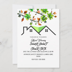 Editable House Warming Invitation, House Warming P Invitation