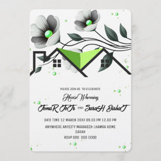 Editable House Warming Invitation, House Warming P Invitation
