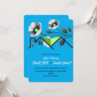 Editable House Warming Invitation, House Warming P Invitation