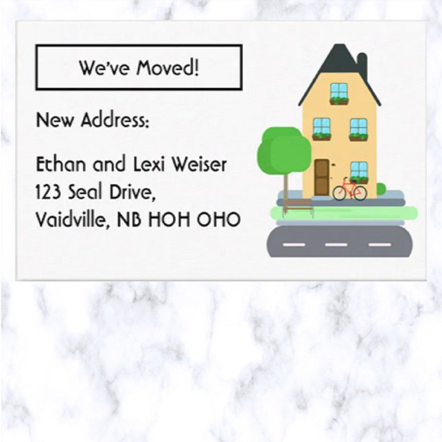 Editable House We've Moved Announcement (Creator Uploaded)