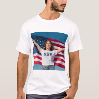 Editable image T Shirt with Personalised Art image