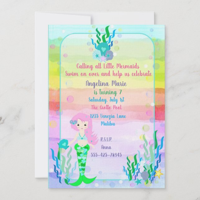 Editable instant download invitations  (Front)