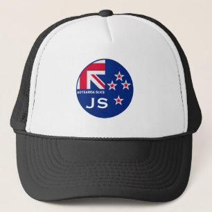 Editable Kiwi New Zealander Golfing Trucker Hat