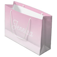 (Editable) Light Pink Colour Ombre & Your Text