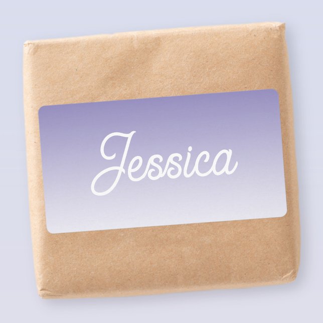 (Editable) Light Purple Colour Ombre & Your Text (Creator Uploaded)