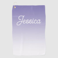 (Editable) Light Purple Colour Ombre & Your Text