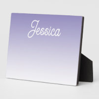 (Editable) Light Purple Colour Ombre & Your Text