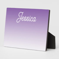 (Editable) Light Purple Colour Ombre & Your Text