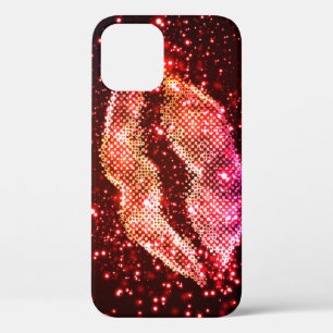 Editable Lip Illustration: Simple Graphic Design iPhone 12 Case