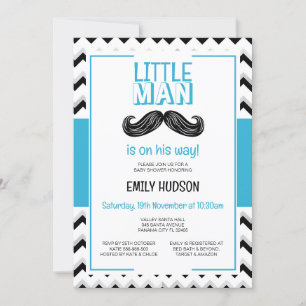 Editable Little Man Invitation