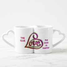 Editable Love Pair Coffee Mug Set