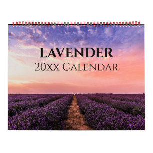 Editable Lovely Lavender Calendar