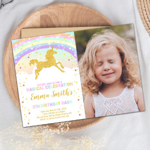 Editable Magical Party Card