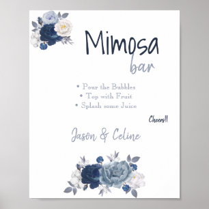 Editable Mimosa Bar Sign Printable