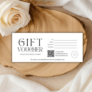 Editable Modern Gift Certificate Template