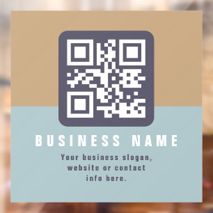 Editable Modern QR code Template Muted Colours