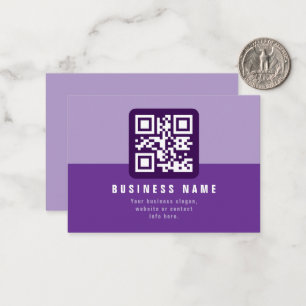 Editable Modern QR code Template   Purples