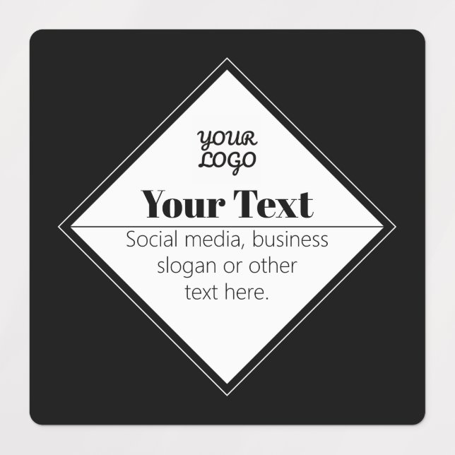 Editable Modern Text Design & Your Logo (Design 3)