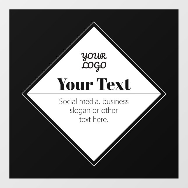 Editable Modern Text Design & Your Logo (Sheet)