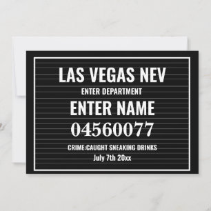 Editable Mugshot Sign Board Template