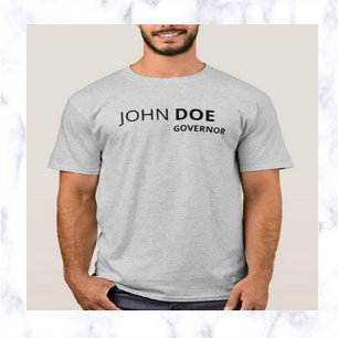 Editable Name and Position  T-Shirt