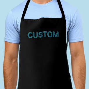 Editable Outlined Lettering w/Drop Shadow  Apron