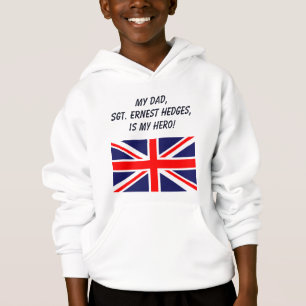 Editable Patriotic Union Jack Hero Dad