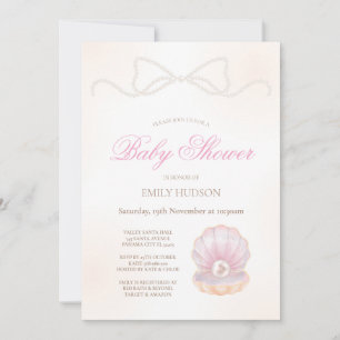 Editable Pearl Invitation