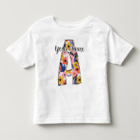 editable photo Alphabet letters A personalised