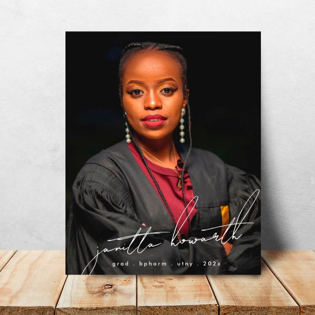 Editable Photo Template University Graduation (Creator Uploaded)