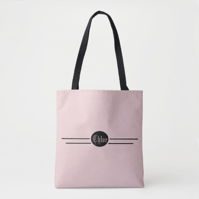 Editable Pink Tote Bag (Front)