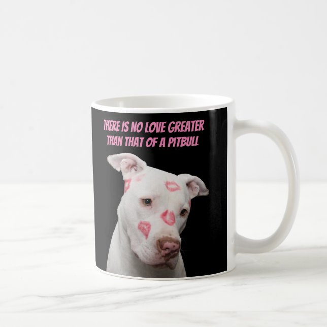 Editable Pitbull Lover Coffee Mug (Right)