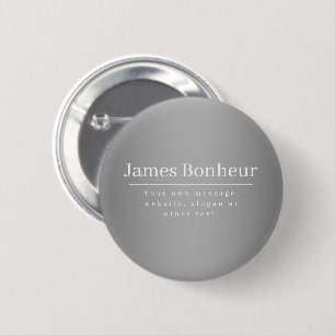 Editable Promotional Template for Business etc. 6 Cm Round Badge