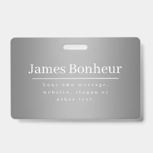 Editable Promotional Template for Business etc. ID Badge