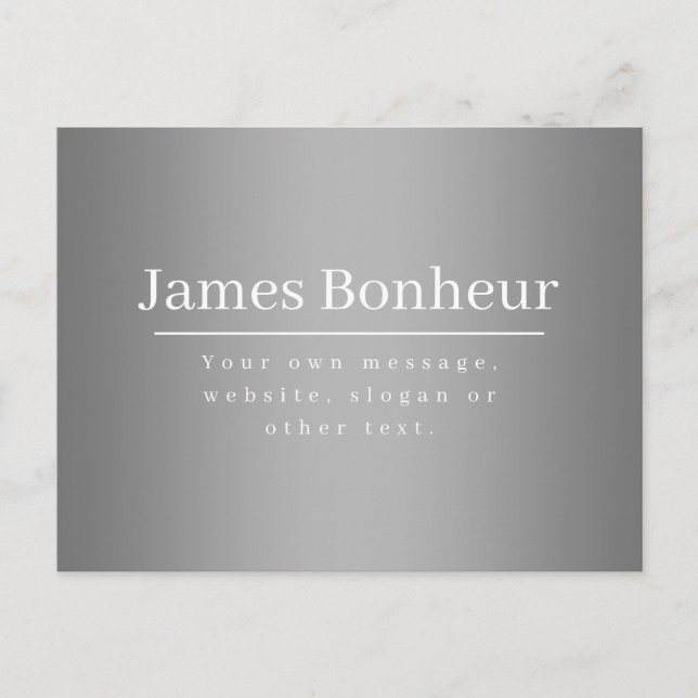 Editable Promotional Template for Business etc. Postcard (Front)