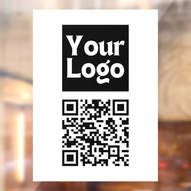 Editable QR code & Your Business Logo or Image (Sheet 2)