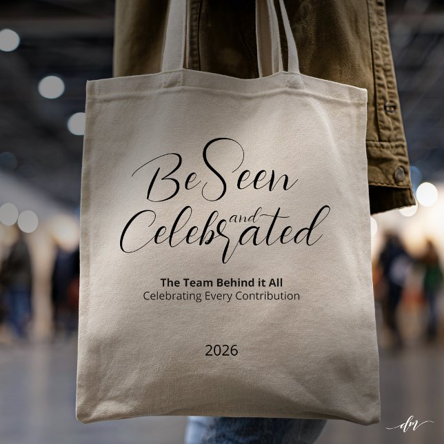 Editable Recognition Tote Bag (Be Seen. and Celebrated.” carried in motion—designed for modern recognition moments.)